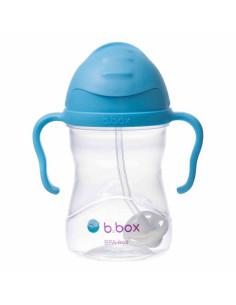Bidon ze Słomką 240ml BORÓWKOWY