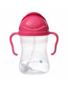 Bidon ze Słomką 240 ml MALINOWY 2