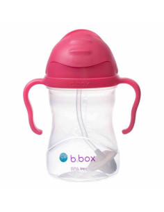Bidon ze Słomką 240 ml MALINOWY