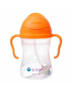 Bidon ze Słomką 240ml POMARAŃCZOWY