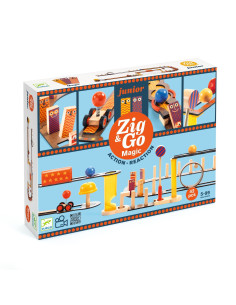 Mechanika w Praktyce Zestaw dla Dzieci Zig & Go Junior MAGIA 43 Elementy DJECO