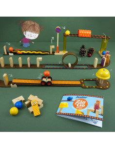 Mechanika w Praktyce Zestaw dla Dzieci Zig & Go Junior MAGIA 43 Elementy DJECO 2