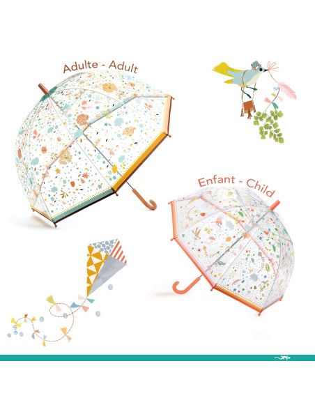 Parasol Przeciwdeszczowy MAŁE KWIATKI Djeco