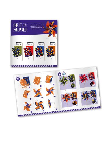 Wiatraki WZORY Zrób to Sam Djeco