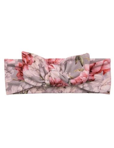 Opaska dla Dziewczynki z Kokardą ROYAL PEONY UL&KA