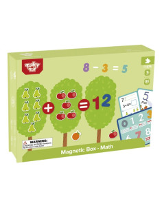 Drewniana Gra Magnetyczna Układanka Montessori dla Dzieci Nauka Liczenia Tooky Toy