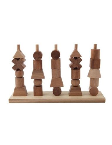Drewniana Układanka Naturalna Płotek Wooden Story