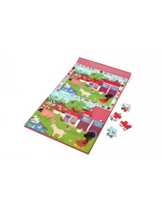Puzzle Magnetyczne i Gra Szukaj Lupą Farma Scratch 2