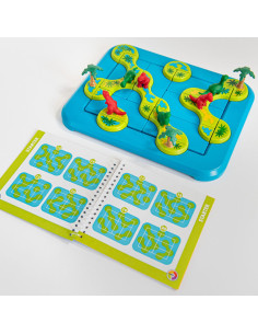 Gra Logiczna Dinozaury Tajemnicza Wyspa Smart Games 2