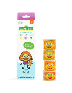 Kostki Sensoryczne Świecące w Wodzie Julia Zabawka Kąpielowa Glo Pals