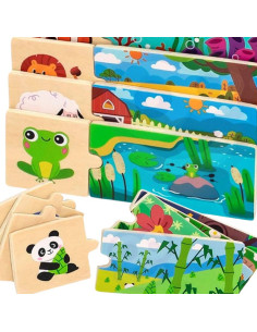 Puzzle Logiczne ze Zwierzętami Układanka Viga