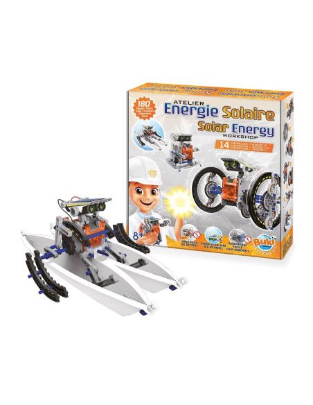 Zestaw Edukacyjny Energia Słoneczna 14w1 Buki France