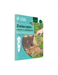 Zeszyt z Naklejkami Zwierzęta 3+ Albi