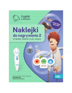 Naklejki do Nagrywania 2 Czytaj z Albikiem Albi