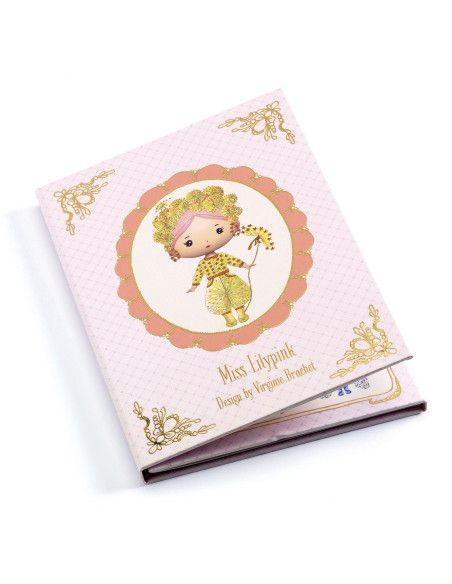 Zestaw z Naklejkami Wielokrotnego Użytku MISS LILYPINK Djeco