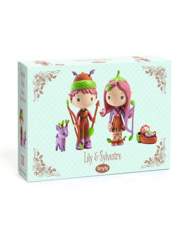 Figurki LILY & SYLVESTRE seria Tinyly Djeco