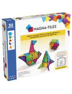 Klocki Magnetyczne Classic 32 elementy Magna Tiles 2