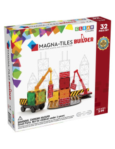 Klocki Magnetyczne Builder 32 elementów Magna Tiles
