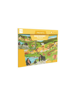Puzzle Magnetyczne i Gra Obserwacyjna Sawanna Scratch