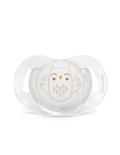 Smoczek Anatomiczny SX Pro Silikonowy Premium 0-6m Sowa Beżowa Bonhomia Suavinex
