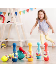 KRĘGLE dla Dzieci Pomarańczowy bez Światła B.Toys 2