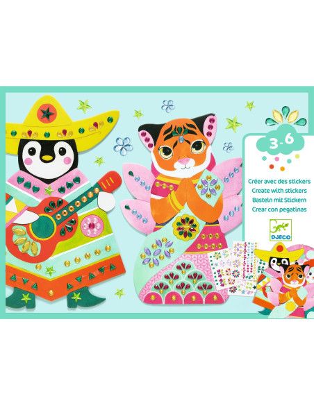 Zestaw Artystyczny KOLAŻE DIAMENCIKI Djeco