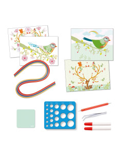 Zestaw Artystyczny PORY ROKU Quilling Djeco 2
