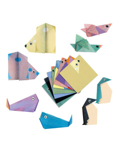 Zestaw Kreatywny Origami Zwierzęta Polarne Djeco 2