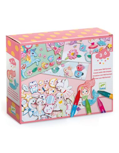 Zestaw Kreatywny Świat Dziewczynki Djeco