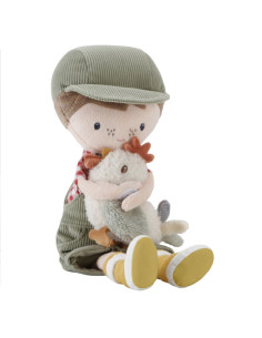 Laleczka Farmer Jim z Kurczaczkiem 35cm Little Dutch 2