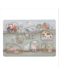 Puzzle Dźwiękowe Little Farm Little Dutch