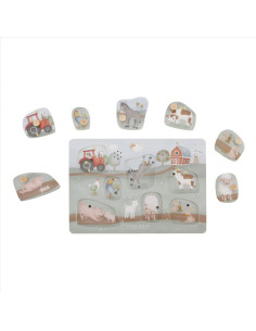 Puzzle Dźwiękowe Little Farm Little Dutch 2