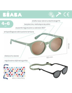 4-6 lat Sunrise - Sage Green Beaba 2