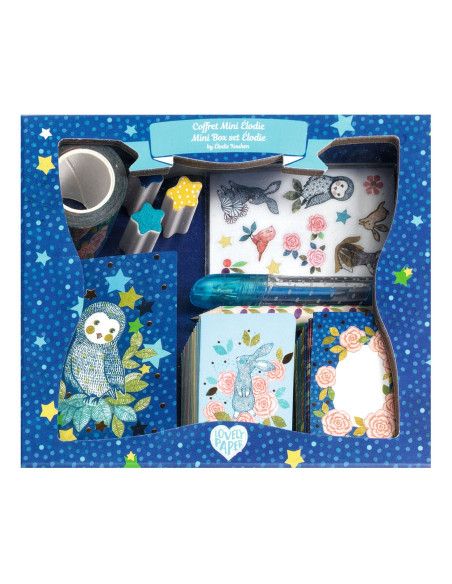 Kuferek Mini Zestaw do Pisania Listów Papeteria ELODIE Djeco