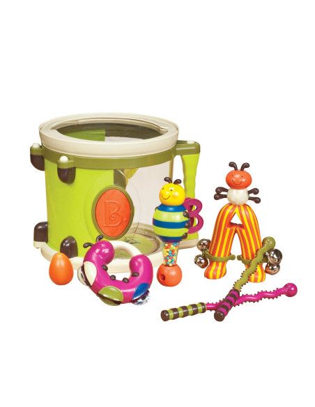 Zabawka Muzyczna Bębenek z Instrumentami Parum Pum Pum B.Toys