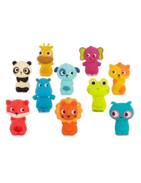 Pacynki na Palce Zestaw 10 Sztuk Finger Puppet Pets B.Toys