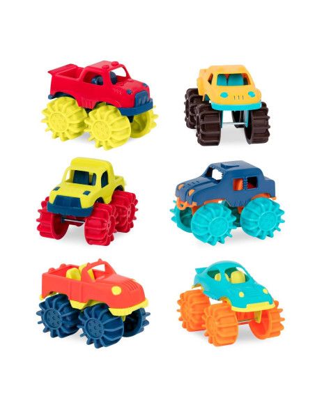 Zestaw Samochodzików Monster Trucków B.Toys