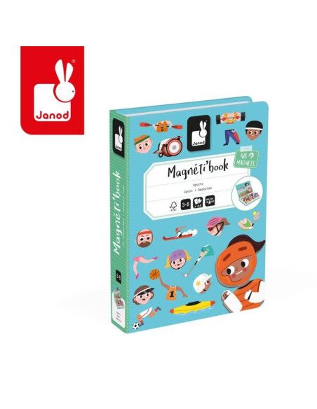 Magnetyczna układanka Sport Magnetibook Janod