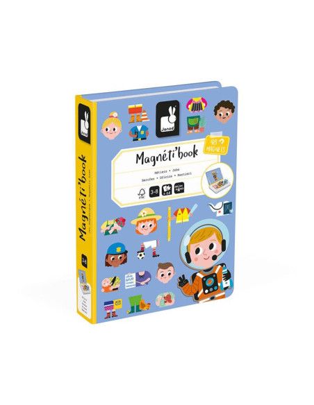 Magnetyczna układanka Zawody Magnetibook Janod