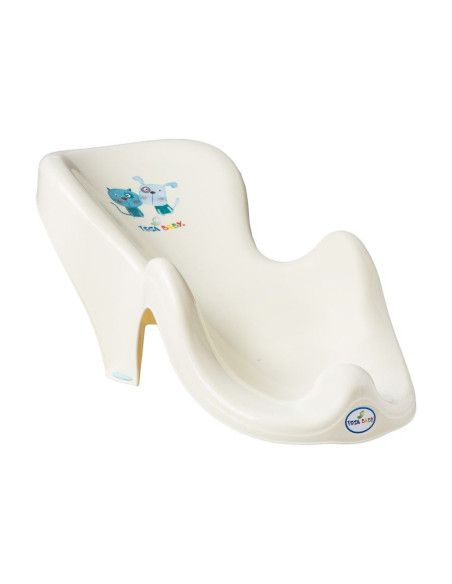 Fotelik do Kąpieli Antypoślizgowy PIES I KOT Żółty Tega Baby