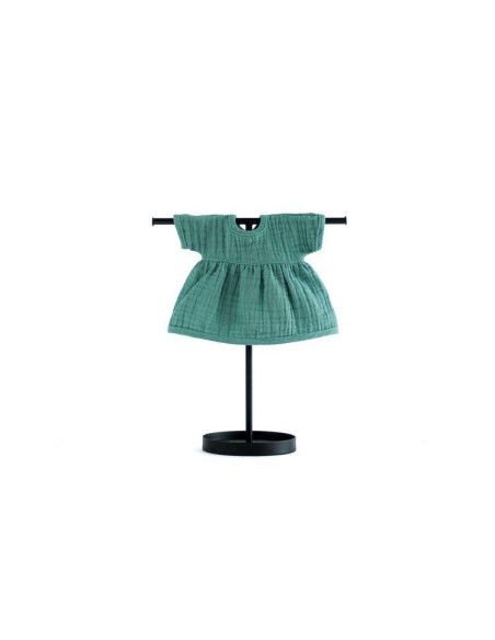 Ubranko dla Lalki 32 cm Sukienka Muślinowa Frosty Green Miniland
