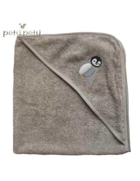 Ręcznik z Kapturem 100x100 Pingwin Petu Petu