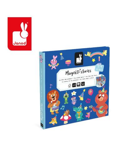 Magnetyczna Układanka Przyjęcie w Lesie Magneti'stories Janod