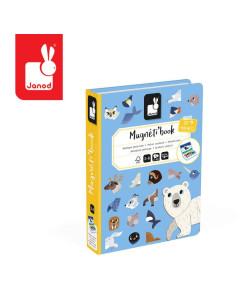 Magnetyczna układanka Zwierzęta polarne Magnetibook 3-8 lat Janod