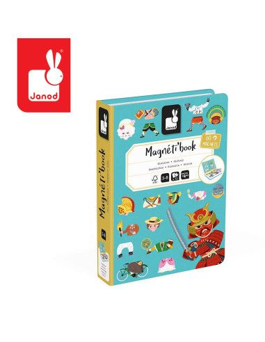 Magnetyczna Układanka Historia Magnetibook 3+ Janod