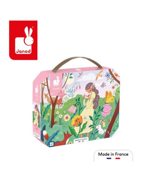 Puzzle w Walizce Matka Natura 200 elementów Janod
