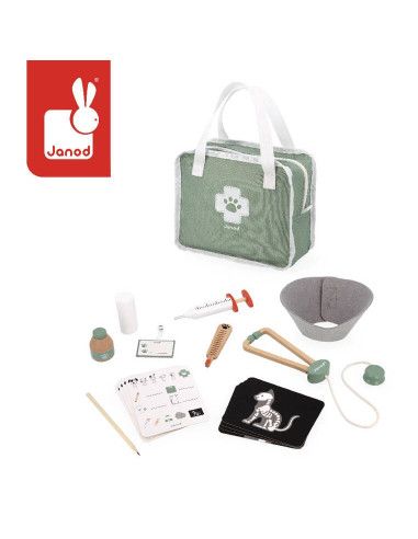 Zestaw Weterynarza z 10 Akcesoriami 3+ Janod