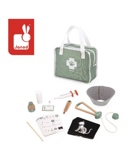 Zestaw Weterynarza z 10 Akcesoriami 3+ Janod