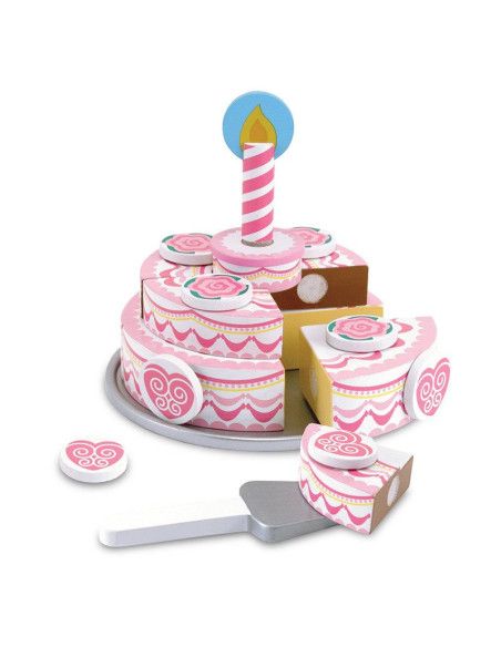 Drewniany Tort Zabawkowy Dla Dzieci Melissa & Doug Drewniany Tort Zabawkowy Dla Dzieci Melissa & Doug