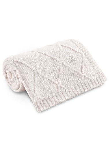 Koc Bawełniany DIAMONDS Latte